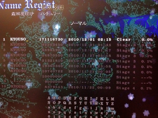 地霊殿Normal 魔理沙（パチュリー）