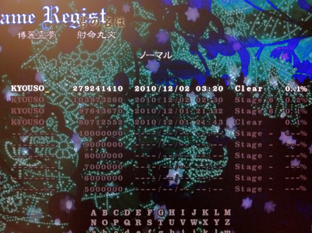 地霊殿Normal 霊夢（文）