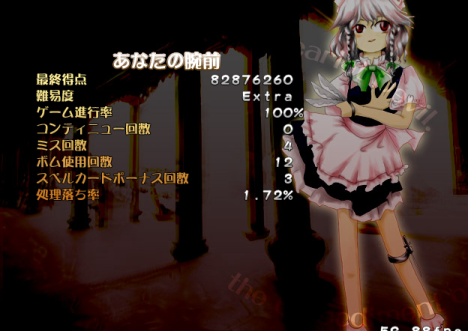 紅魔郷Extra恋符魔理沙腕前