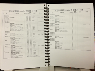 予定表