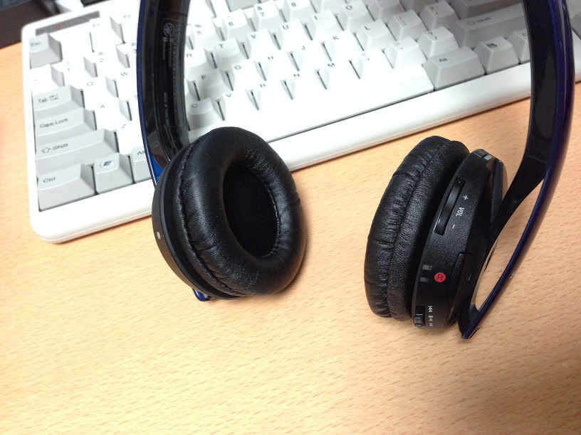 DR-BT101のイヤーパッド 交換後